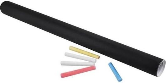 Αυτοκόλλητος Μαυροπίνακας με Κιμωλίες Διαστάσεων 200x45cm