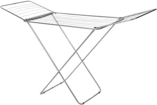 Μεταλλική Απλώστρα Ρούχων Αλουμινίου Τρίφυλλη Πτυσσόμενη 108x180x55cm -