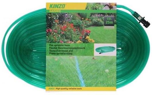 Kinzo Λάστιχο Κήπου Ποτίσματος 25M με Τρύπες σε Πράσινο Χρώμα Sprinkler Soaker - Kinzo Garden