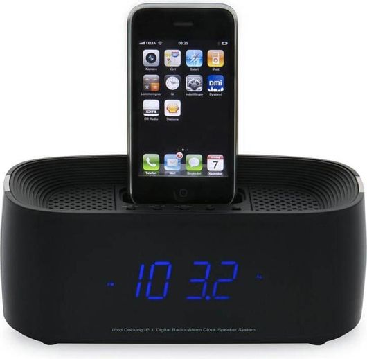 Denver Ηχείο με Ξυπνητήρι & Ραδιόφωνο για Σύνδεση Iphone & Ipod σε Μαύρο Χρώμα Ifm-15 - Denver