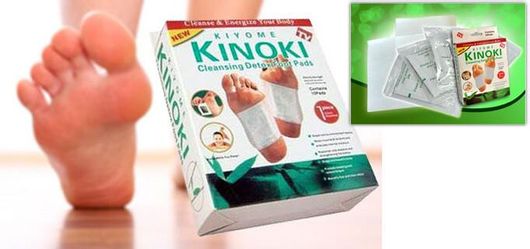 Επιθέματα Πελμάτων Kiyome Kinoki για Αποτοξίνωση Του Οργανισμού 50τμχ