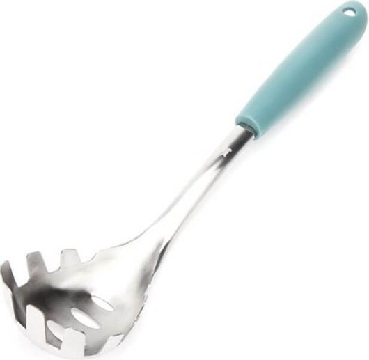 Εργαλείο Κουζίνας Κουτάλα Ζυμαρικών Μακαρονιών από Ανοξείδωτο Ατσάλι με Γαλάζια Λαβή Norsk Series Luigi Ferrero,Fr-1974 - Luigi Ferrero