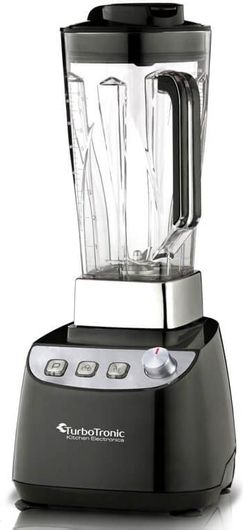 Επαγγελματικό Μπλέντερ Έξυπνος Πολυκόφτης 1500W με Πλαστική Κανάτα Bpa-Free 1.8L για Παγωμένα Ροφήματα Smoothies & Άλλα σε Μαύρο Χρώμα Turbotronic Tt-Pb600 Power Blender Chop Master - Turbotronic