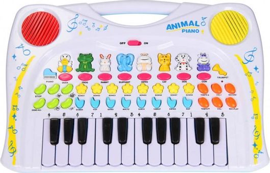 Παιδικό Αρμόνιο Με Θέμα Ζωάκια Και Με 16 Πλούσια Ηχητικά Εφέ Ζώων, 38X30X3cm, Let'S Play 04490 - Let'S Play