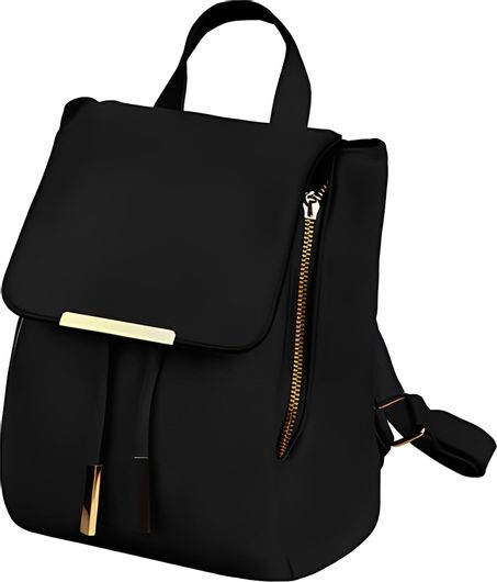 Τσάντα Πλάτης Backpack Γυναικεία με Μαγνητικό Κούμπωμα & Ρυθμιζόμενους Ιμάντες Μαύρη