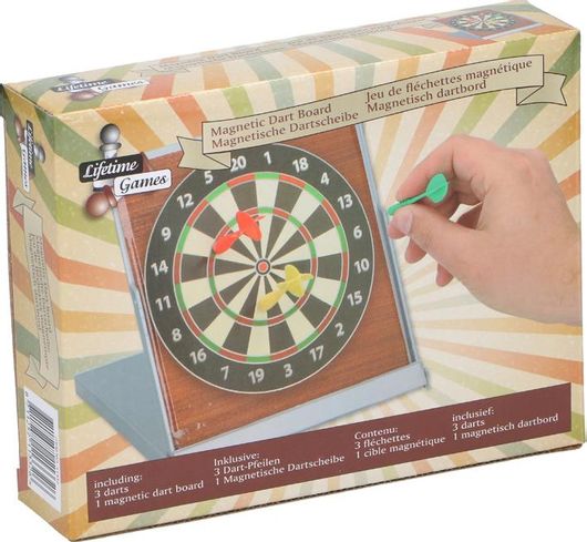Παιχνίδι Lifetime Games Μαγνητικός Πίνακας Στόχος με 3 Βέλη σε Βάση Στήριξης 14x1x12,2cm