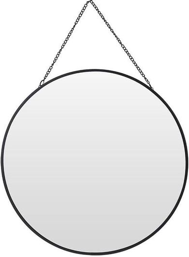 Διακοσμητικός Επιτοίχιος Στρογγυλός Καθρέφτης με Αλυσίδα Διάμετρο 29cm - Cb
