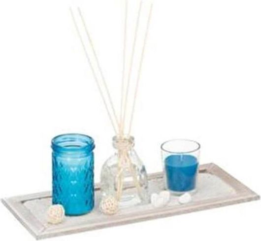 Σετ Δώρου Αρωματικά Κεριά & Στικ 5τμχ Διαστάσεις 33x15.5x8.5cm σε 4 Μυρωδιές Arti Casa 03062 Μπλε Ocean - Arti Casa