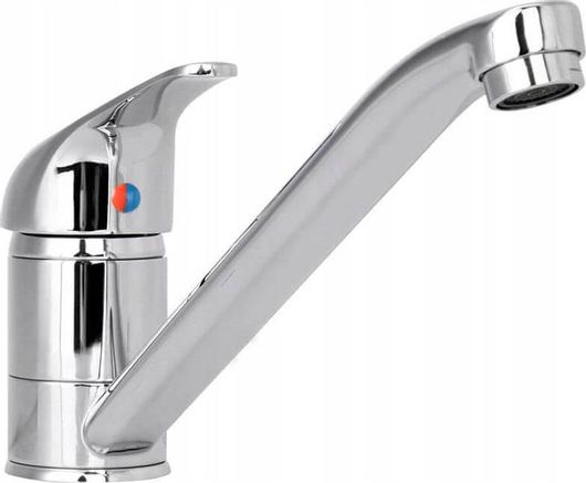 Μπαταρία Πάγκου Κουζίνας Βρύση Νεροχύτη Επιχρωμιωμένη με Σύστημα Εξοικονόμησης Νερού -