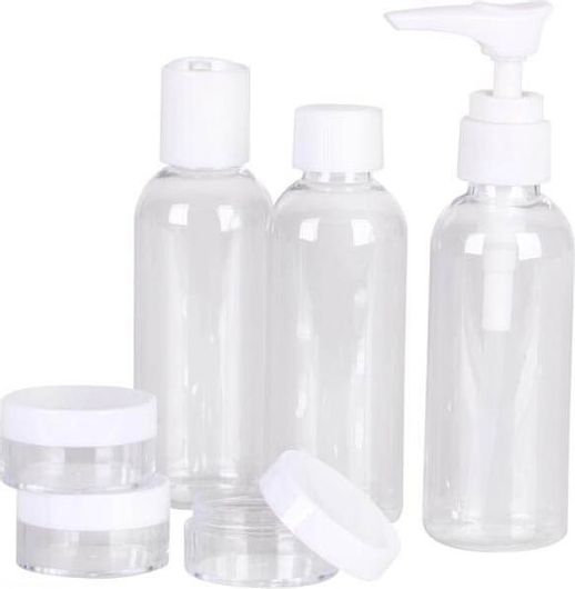 Σετ Μπουκαλάκια Καλλυντικών Ταξιδίου 6τμχ