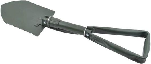 Πτυσσόμενο Φτυάρι Πολλαπλών Χρήσεων σε Σκούρο Πράσινο Χρώμα 15x58.5cm