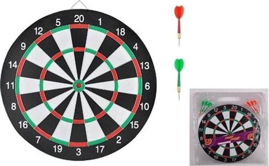 Παιχνίδι Στόχος Επιτοίχιος Με Διάμετρο 24Cm Με 2 Βελάκια