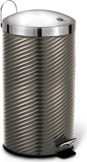 Berlinger Haus Κάδος Απορριμάτων 20 Λίτρων από Ανοξείδωτο Ατσάλι Metallic Line Carbone Edition Bh-6428 - Berlinger Haus 