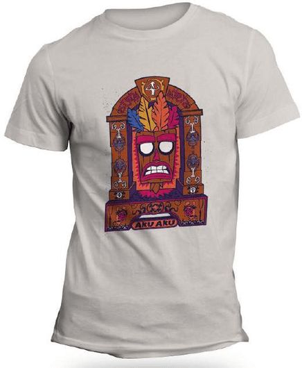 T-Shirt Numskull Crash Bandicoot Aku Aku X-Large