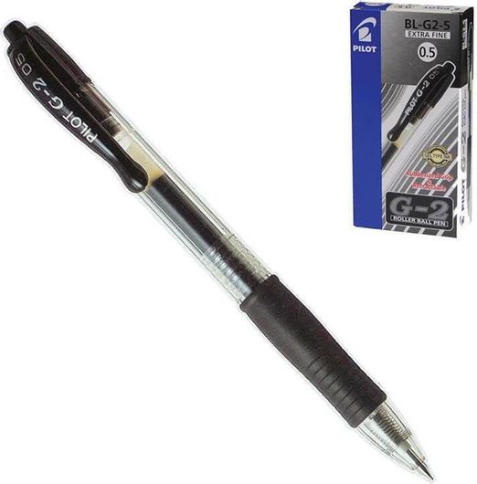 Pilot Στυλό Jel G2 Extra Fine Μαύρο 0.5mm