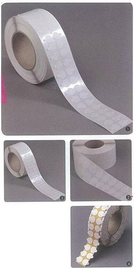 Αυτοκόλλητα Στρόγγυλα 15Χιλ Permanent/Removable(5000Τεμ/Ρολ)