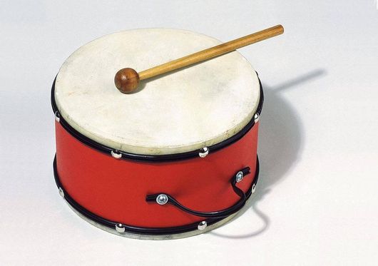 Ντραμ Απο Φυσικό Δέρμα 17.5X17,5X10Εκ.