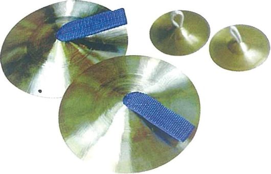 Κύμβαλα Μεγάλα Σετ 2 Τεμαχίων 15X15X1,8Εκ.