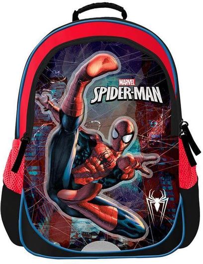 Σχολική Τσάντα Δημοτικού Bagtrotter Πλάτης Spiderman με 2 Θήκες