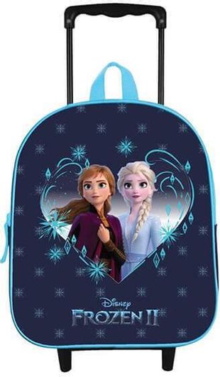 Σχολική Τσάντα Νηπίου Bagtrotter Τρόλεϊ με 1 Θήκη Frozen 2