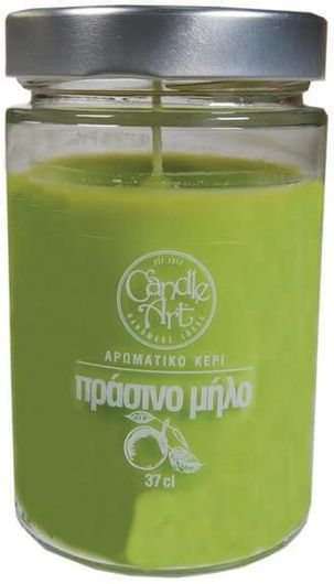 Αρωματικό Κερί 37Cl με Αιθέρια Έλαια Πράσινου Μήλου