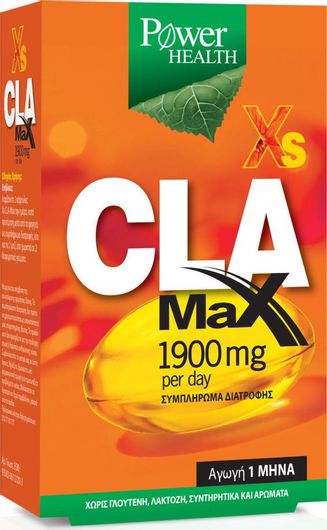 Power Health Xs CLA Max Συμπλήρωμα Διατροφής 1900mg 60 Κάψουλες
