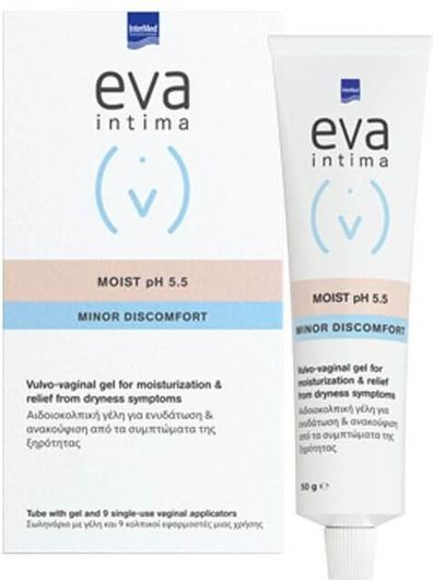 Αιδιοκολπική Γέλη Intermed Eva Intima Moist Gel για την Ευαίσθητη Περιοχή 50gr