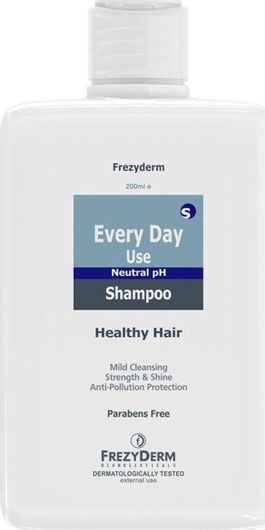 Σαμπουάν Frezyderm Every Day Όγκου & Βαθύ Καθαρισμού για Εύθραυστα Μαλλιά 200ml