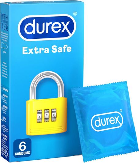 Προφυλακτικά Durex Extra Safe 6τμχ