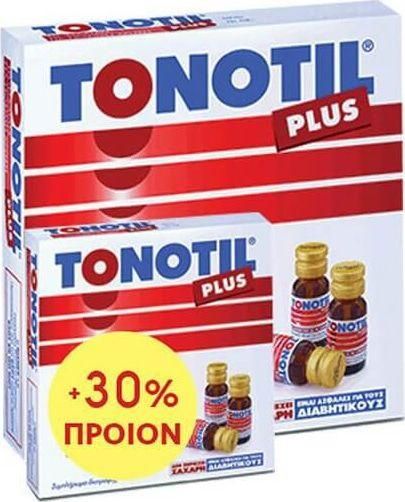 Tonotil Plus Πολυβιταμίνη 10 αμπούλες + 30% προϊόν (10+3) για Ενέργεια