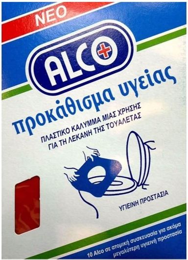 Alco Καλύμματα Καθίσματος Λεκάνης μιας Χρήσης 10τμχ