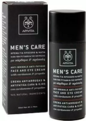 Ανδρική Κρέμα Προσώπου Apivita Men's Care 24ωρη για Ενυδάτωση & Αντιγήρανση 50ml