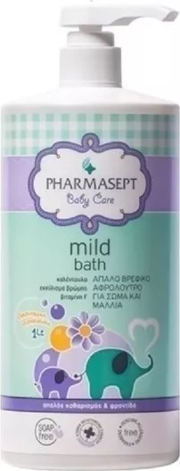 Παιδικό Αφρόλουτρο Pharmasept Tol Velvet Baby Mild Bath 1lt