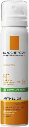 Αντηλιακό Προσώπου La Roche Posay Anthelios Anti Brillance Ultra Mist Σπρέι Αδιάβροχο SPF50 75ml