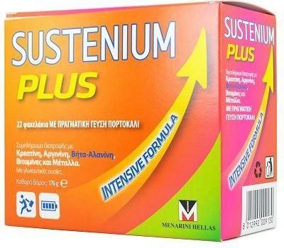 Menarini Sustenium Plus Πολυβιταμίνη για Ενέργεια & Ενίσχυση του Ανοσοποιητικού Πορτοκάλι 22 φακελίσκοι