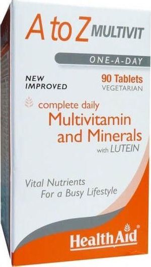 Health Aid A To Z Multivit Βιταμίνη για Ενέργεια 90 Ταμπλέτες