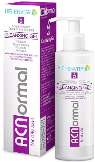 Gel Καθαρισμού Προσώπου Helenvita ACNormal για Ακνεϊκές Επιδερμίδες 200ml