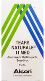 Alcon Tears Naturale II Οφθαλμικές Σταγόνες για Ξηροφθαλμία 15ml