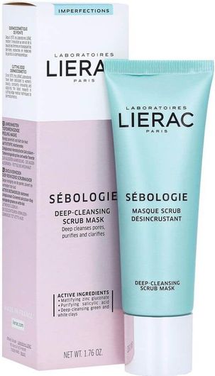 Μάσκα Lierac Sebologie Deep Cleansing Scrub Mask 50ml