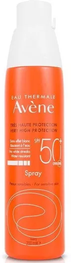 Αντηλιακή Λοσιόν Σώματος Eau Thermale Avène Very High Protection Αδιάβροχη SPF50 σε Spray 200ml