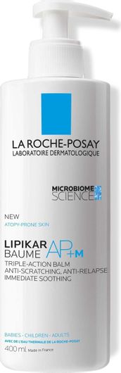 Ενυδατικό Balm Ανάπλασης Σώματος La Roche Posay Lipikar Baume AP+M για Ευαίσθητες Επιδερμίδες 400ml