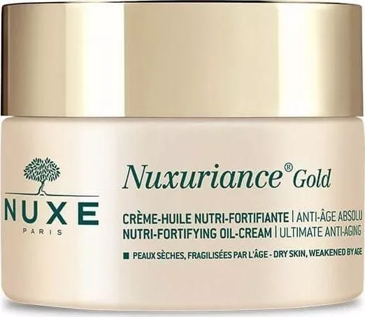 Nuxe Nuxuriance Gold Nutri-Fortifying Αντιγηραντική Κρέμα Προσώπου Ημέρας με Υαλουρονικό Οξύ 50ml