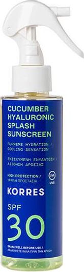 Korres Cucumber Hyaluronic Splash Sunscreen SPF30 150ml