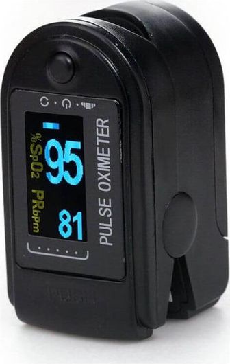 Contec CMS50D Παλμικό Οξύμετρο Δακτύλου Μαύρο