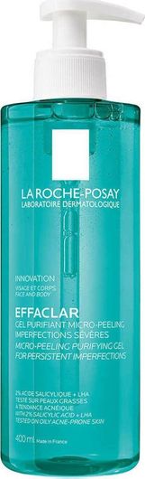 La Roche Posay Effaclar Micro-Peeling Gel Καθαρισμού Προσώπου για Ακνεϊκές Επιδερμίδες 400ml