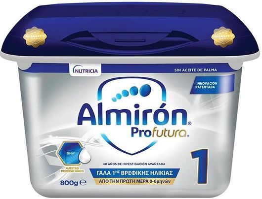 Nutricia Γάλα σε Σκόνη Almiron Profutura 1 για 0+ Μηνών 800gr