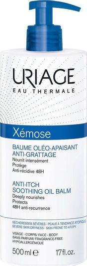 Balm Σώματος Uriage Xemose Baume Oleo Apaisant Anti Grattage Ενυδατικό για Ατοπικές Επιδερμίδες 500ml
