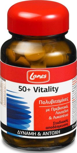 Lanes 50+ Vitality Πολυβιταμίνη για Ενέργεια 30 ταμπλέτες