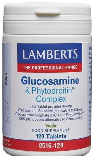 Lamberts Glucosamine & Phytodroitin Complex Συμπλήρωμα για την Υγεία των Αρθρώσεων 120 ταμπλέτες