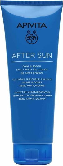 After Sun Apivita Cool & Sooth Gel για Πρόσωπο & Σώμα με Αλόη Βέρα 200ml